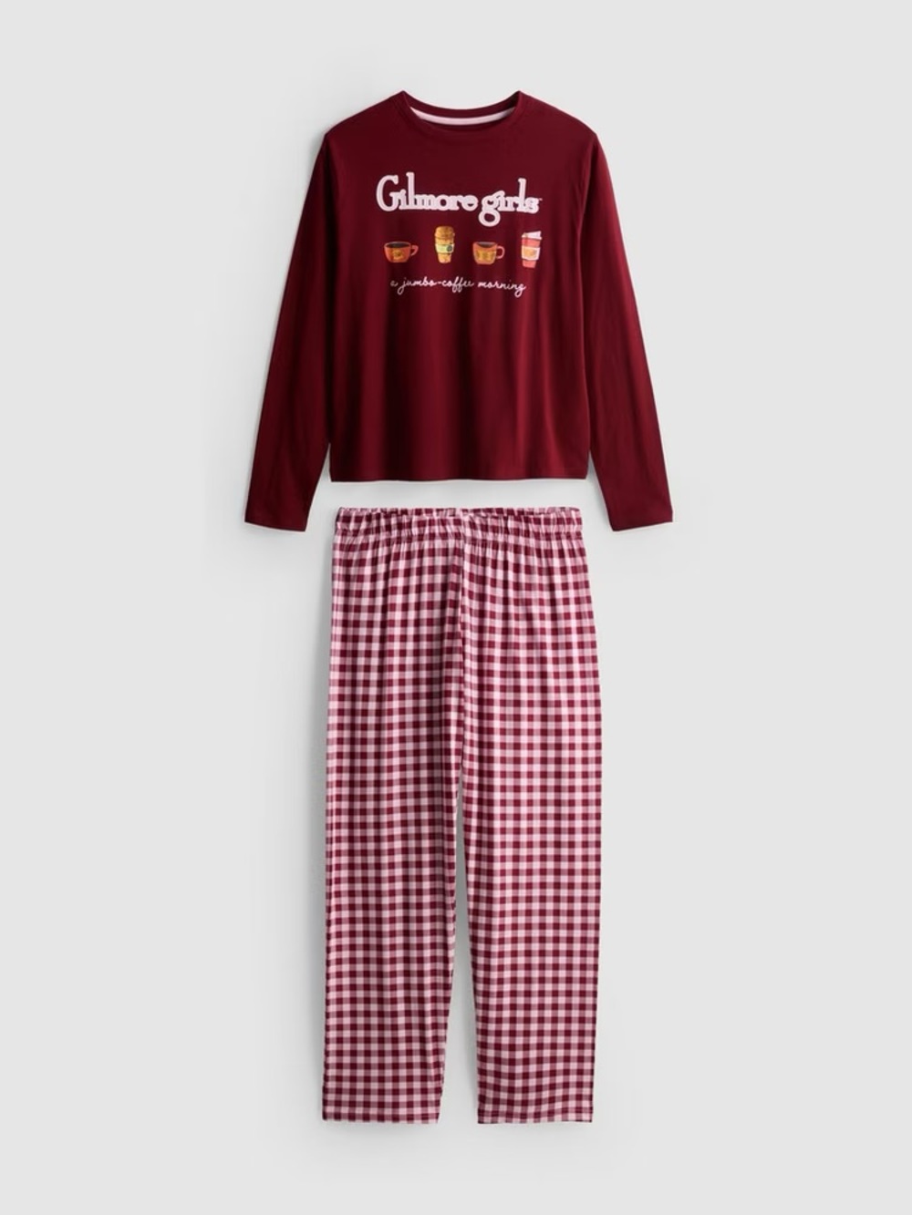 NWT Gilmore Girls X Primark Long Sleeve Pajama Set Size L NEW